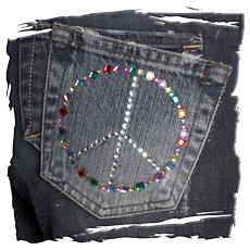 Basteln für Jugendliche - Bastelidee: Jeans aufpeppen